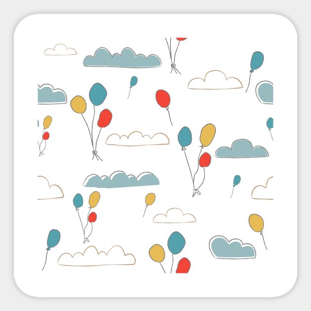 Air Balloons Sticker by Creative Meadows